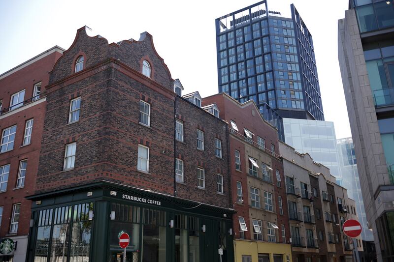 The new Longstone House/College Square building development over the Dublin skyline. Photograph: Chris Maddaloni