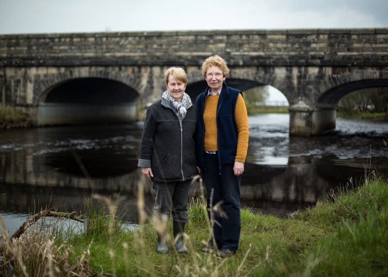 Anne White and Eileen Ford. Photograph: George Torode