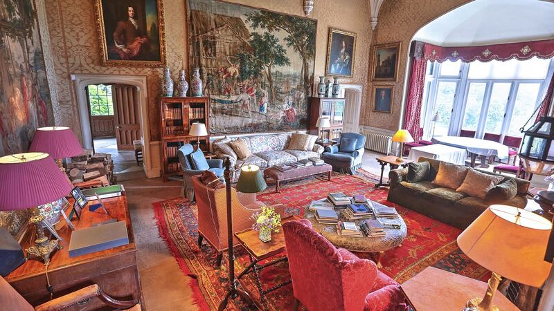 Second drawingroom at Lismore Castle, Co Waterford. Photograph: Tarquin Blake