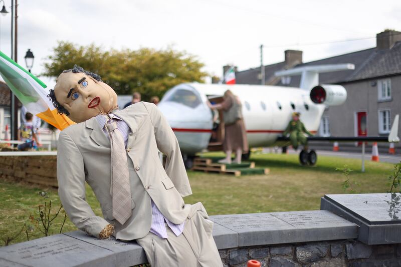 The Scarecrow Festival, in Durrow, Co Laois. Photograph: Dara Mac Dónaill