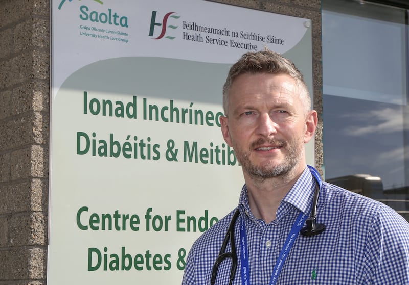 Endocrinologist Prof Francis Finucane at Galway University Hospital. He says the new drugs have transformed the clinical approach to treating obesity. Photograph: Joe O'Shaughnessy