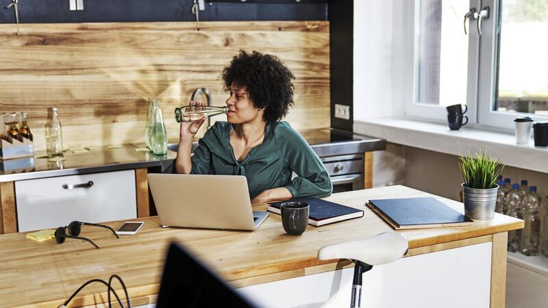 Drink water and avoid caffeinated drinks. Photograph: Westend61/Getty