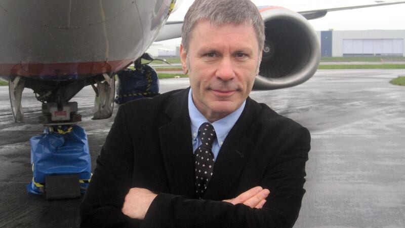 Bruce Dickinson is a commercial airline pilot and aviation entrepreneur. “We are training about 700 pilots who fly the 747. Everybody is stuck for pilots at the moment.” Photograph: Benjamin Wright/PA