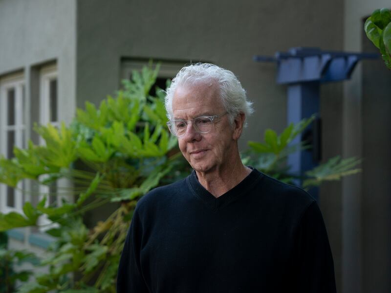 Peter Forgie, a retired lawyer who has lived in Crescent Park, Palo Alto, for 20 years. Photograph: Loren Elliott/The New York Times
                      