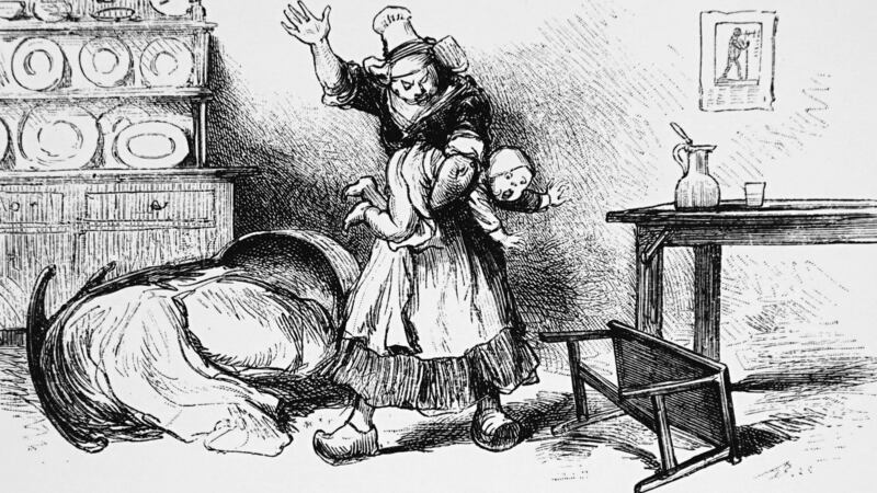 Spanking children was   much discussed by parenting experts from previous centuries. Photograph: Getty Images