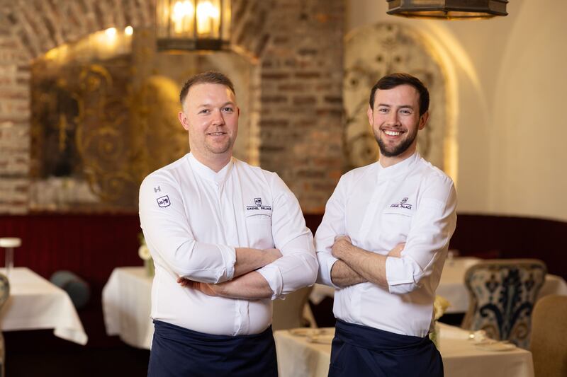 The Bishop's Buttery: director of culinary Stephen Hayes and head chef Stefan McEnteer. Photograph: Naoise Culhane