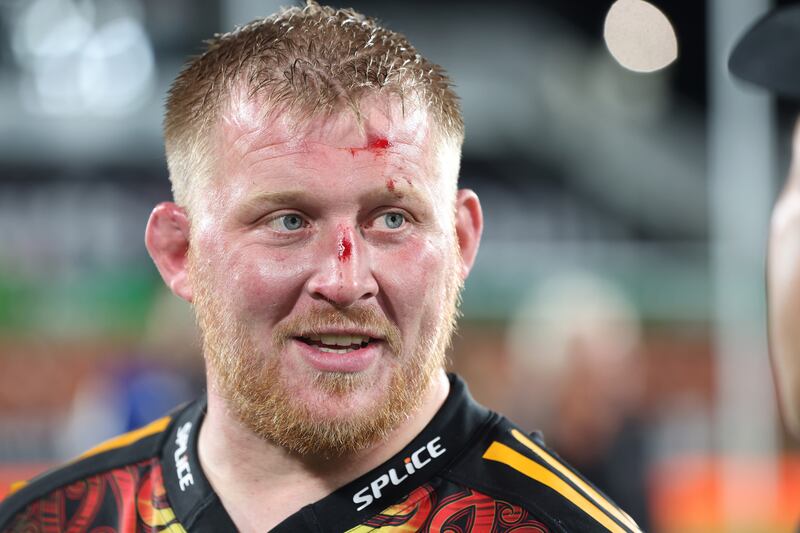 John Ryan looks on during Super Rugby Pacific match between Chiefs and Blues at FMG Stadium Waikato in Hamilton, New Zealand. Photograph: Michael Bradley/Getty Images