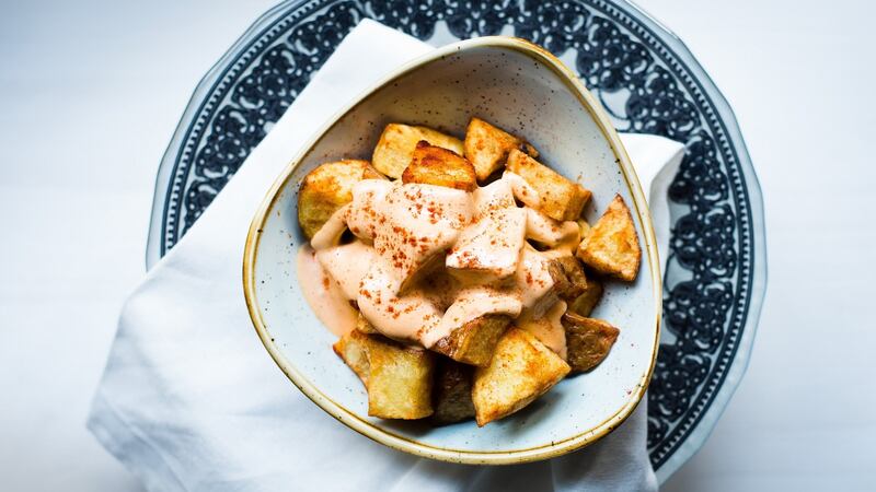 Patatas Bravas.  Photograph: Julia Dunin