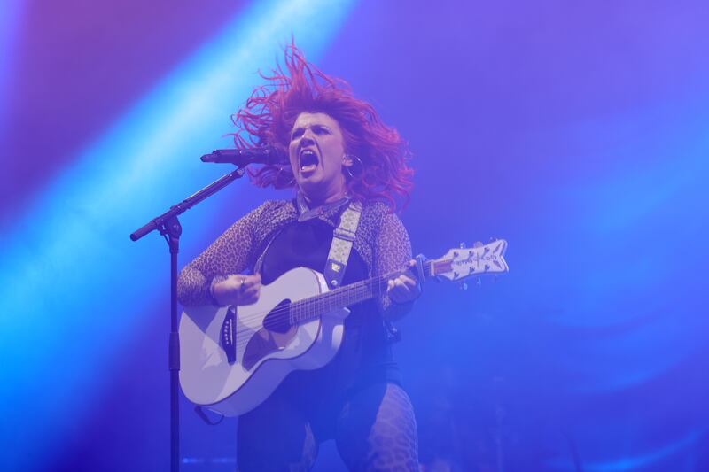 CMAT performs in the Electric Arena. Photograph: Alan Betson 