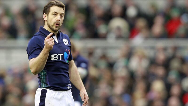 Captain Greig Laidlaw: provides team with intelligent direction. Photograph: Colm O’Neill/Inpho
