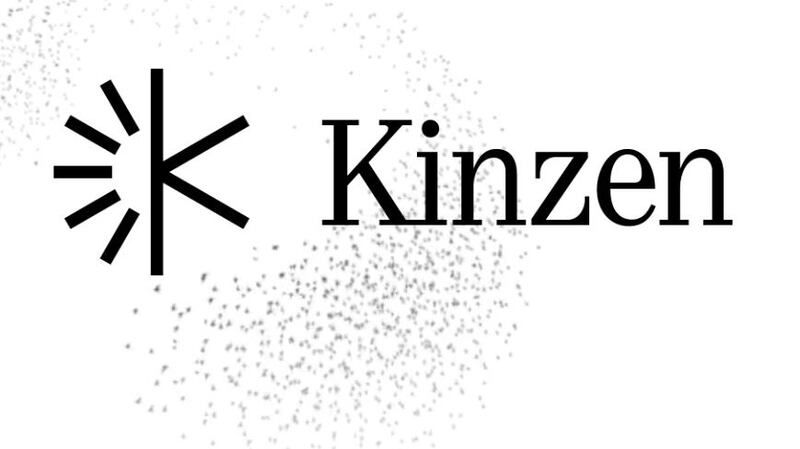 Kinzen: the logo for the news app company founded by Mark Little, Áine Kerr and Paul Watson.