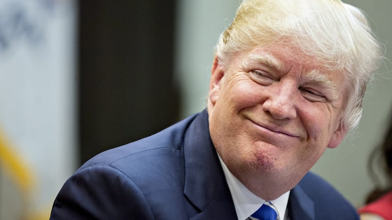 President Donald Trump spoke of possibly buying the property himself. Photograph: Andrew Harrer-Pool/Getty Images