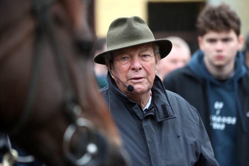 Edward O'Grady: 'I didn’t think I’d ever see the day when a fella [Mullins] would have 70 runners from one stable. I certainly couldn’t have envisaged that. It’s an extraordinary thought.' Photograph: Bryan Keane/Inpho 