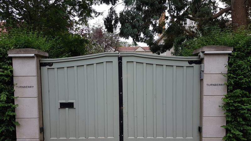 A view of the gates at Turnberry