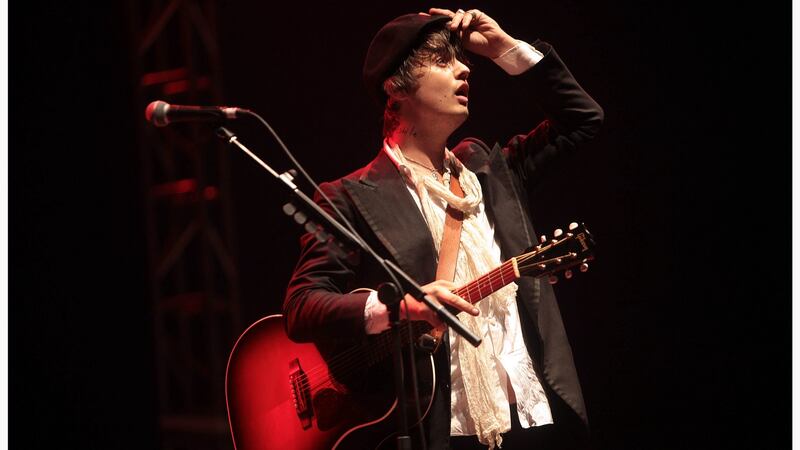Pete Doherty performing in 2009. Photograph: Brenda Fitzsimons