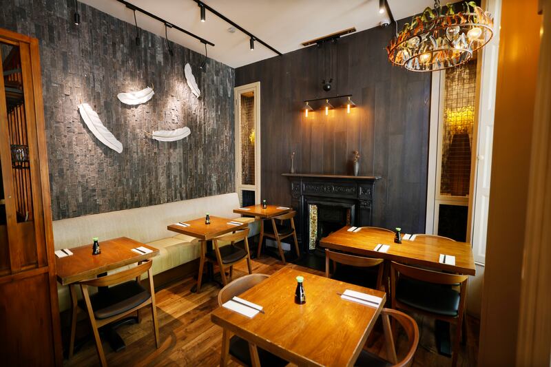 The restaurant's interior. Photograph: Alan Betson

