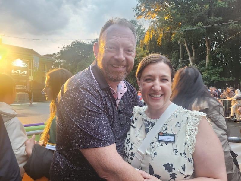 Kieron Hoare and Lorraine Hoare, parents of Toronto Rose Rachel Hoare, say the festival is magnificent 