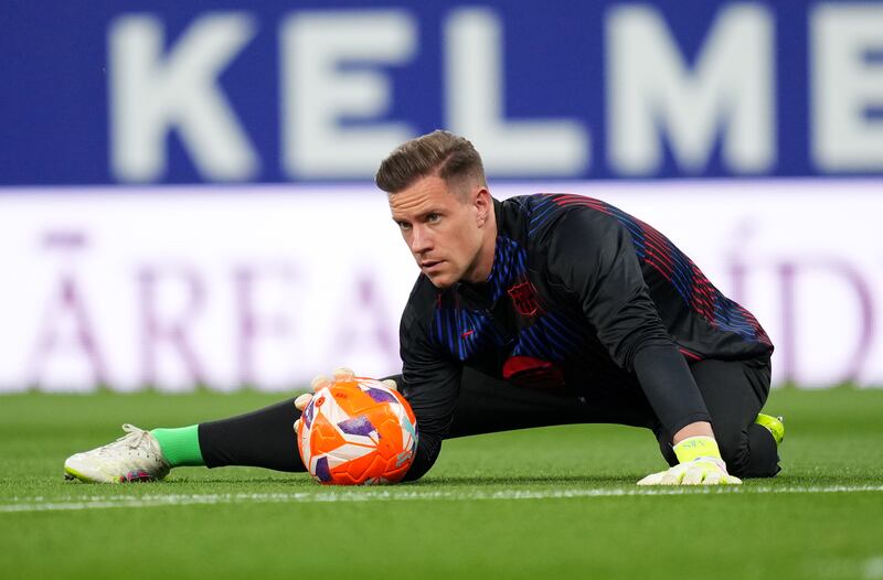 Marc-Andre ter Stegen of FC Barcelona. Photograph: Alex Caparros/Getty