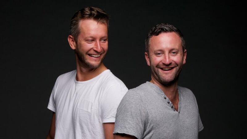 Conor and Marc Bereen. Photograph: Alan Betson