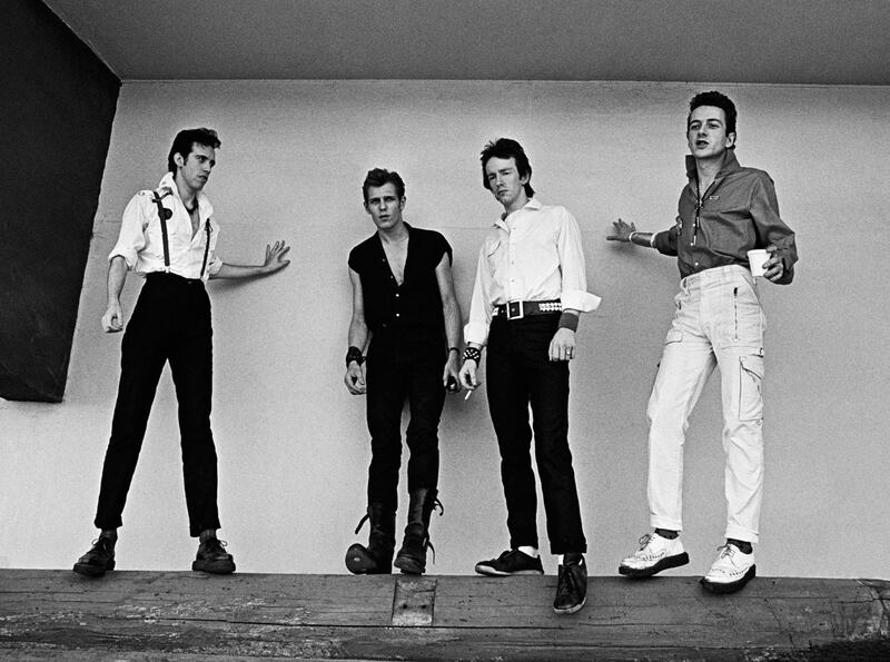 The Clash: Mick Jones, Paul Simonon, Topper Headon and Joe Strummer in 1979. Photograph: George Rose/Getty
