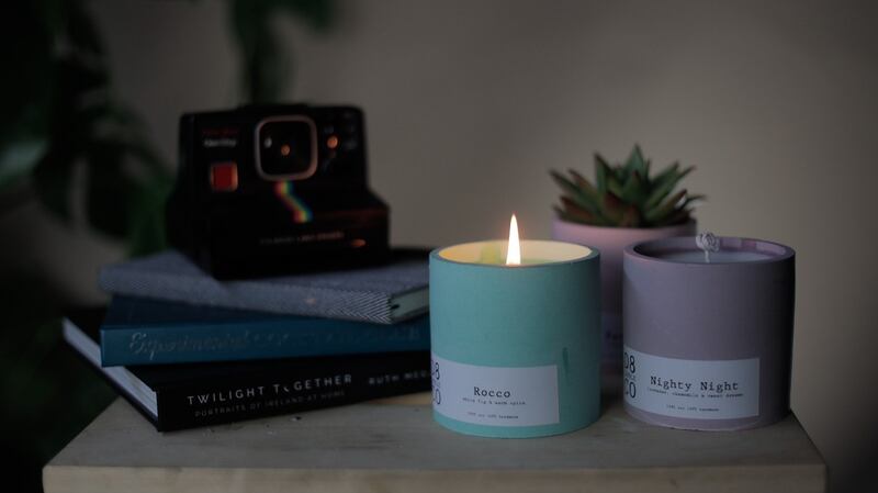 Lydia Ging’s candles are hand poured, using soy wax. She also hand casts their vessels for which next year she hopes to sell candle refills.