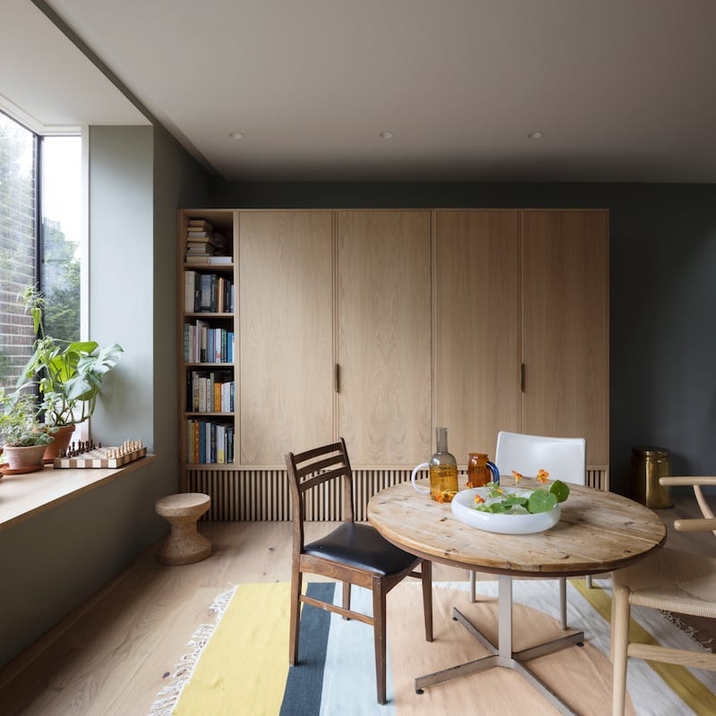 Dining area in unit B. Photograph: Aisling McCoy