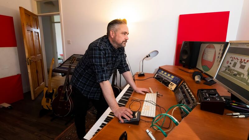 Studio space: Large Curracloe house had enough space to for a  studio. Photograph: Patrick Browne