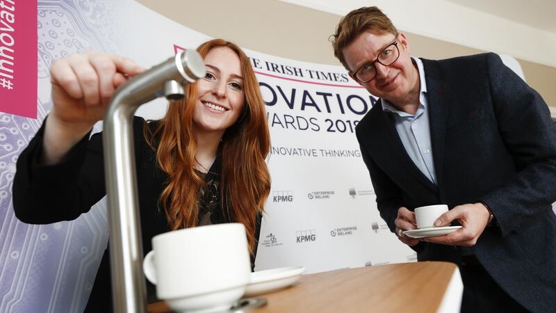 Marco marketing manager Gemma Kiernan and operations director Paul Stack. Photograph: Conor McCabe