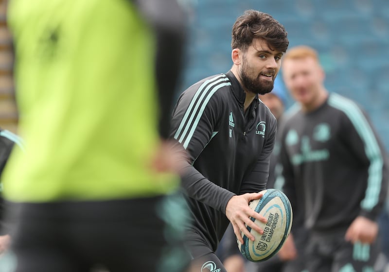 Harry Byrne  starts at outhalf for Leinster in Friday night's URC clash with the Stormers at the RDS. Photograph: Tom Maher/Inpho                                         
