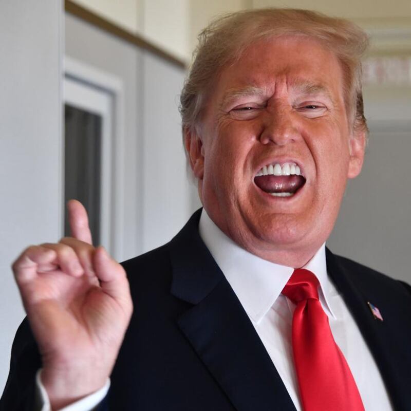 Michael Moore on Donald Trump: “People were going to vote for him not so much because they liked him but because they saw him as a Molotov cocktail that could cause the most damage.” Photograph: Nicholas Kamm/AFP/Getty