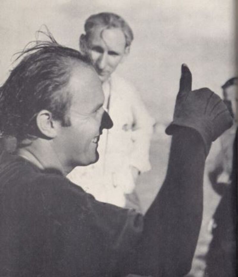 An image from the inner sleeve of the book Crash Kavanagh, of Reg 'Crash' Kavanagh