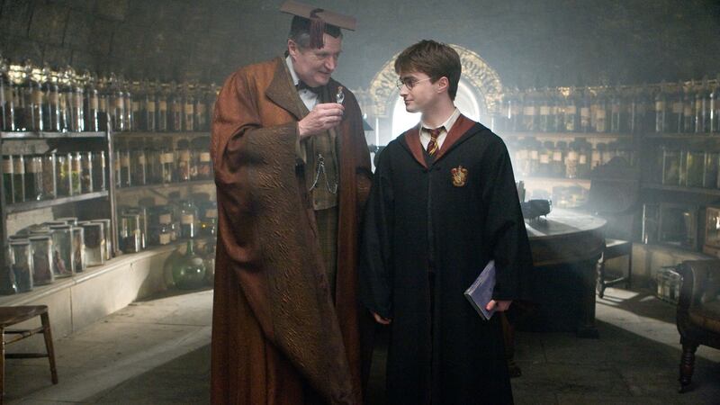 Clare:  Jim Broadbent and Daniel Radcliffe in  Harry Potter and the Half-Blood Prince. Photograph: Jaap Buitendijk