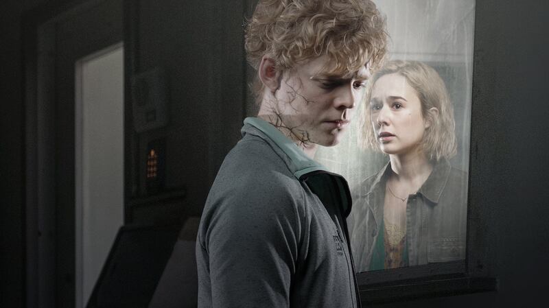 Lucas Lynggaard Tonnesen and Alba August in The Rain