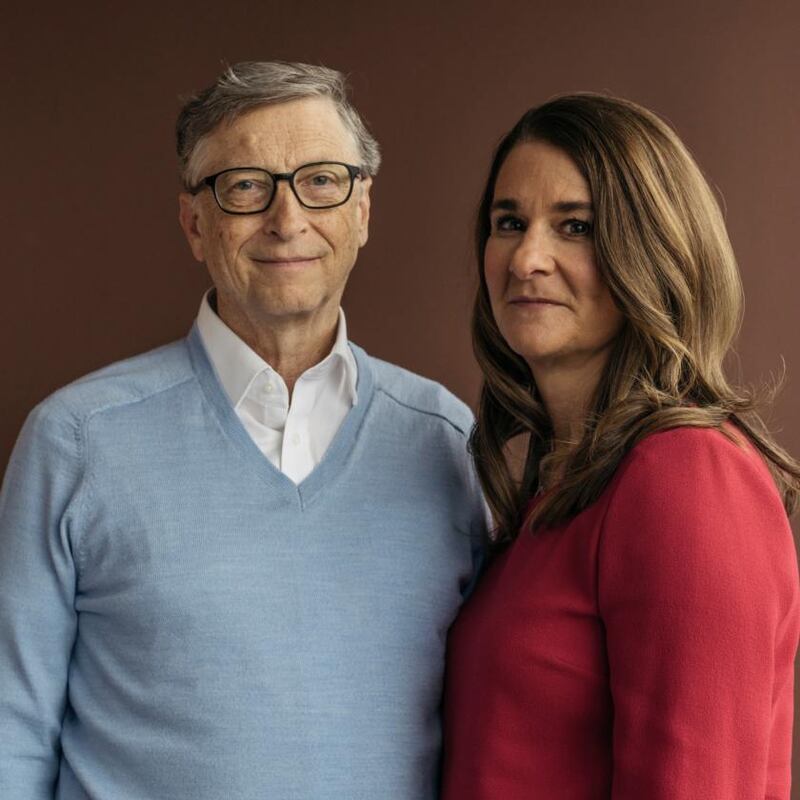 Bill and Melinda Gates pictured in February 2018. Photograph: Kyle Johnson/The New York Times