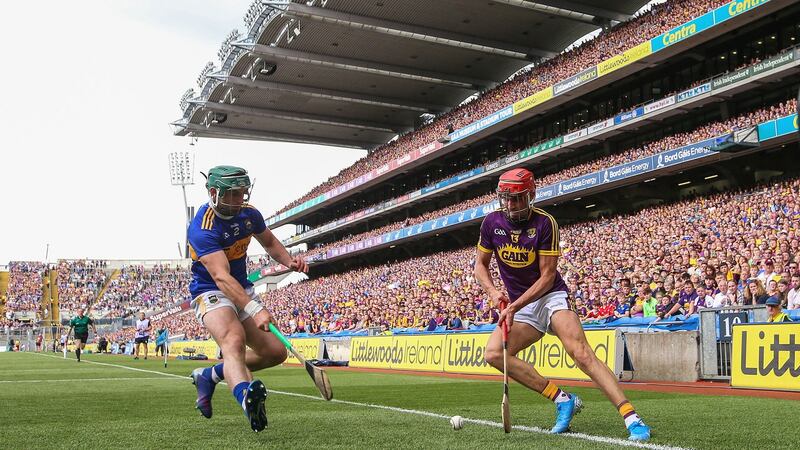 Tipperary’s Cathal Barrett in action against Wexford. The elite defenders expect a shutout when they mark the best. No score from play has to be the standard they strive for. Photograph: Tommy Dickson/Inpho