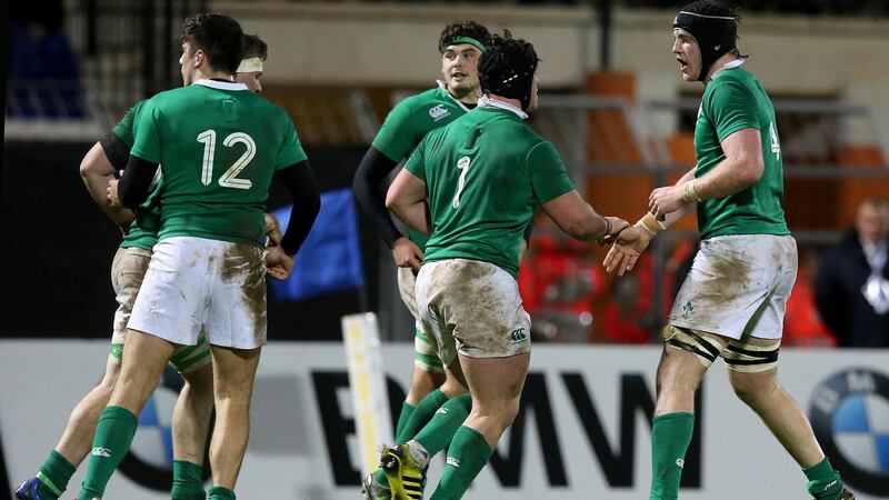 Andrew Porter in action with the Ireland Under-20s in 2016. File photograph: Inpho