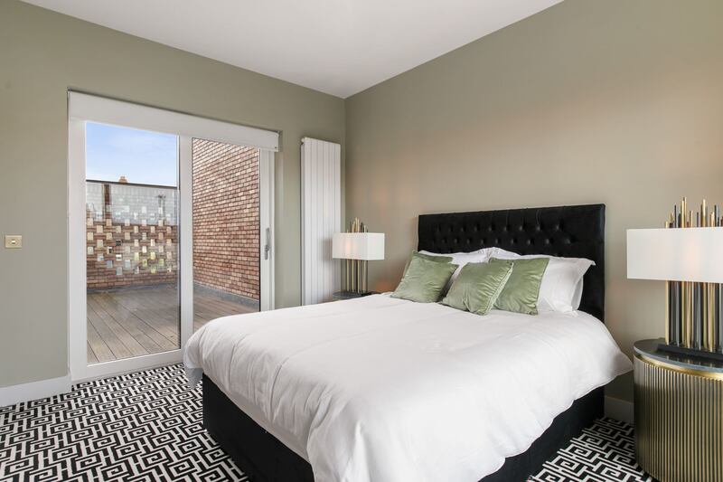 Double bedroom with doors on to terrace