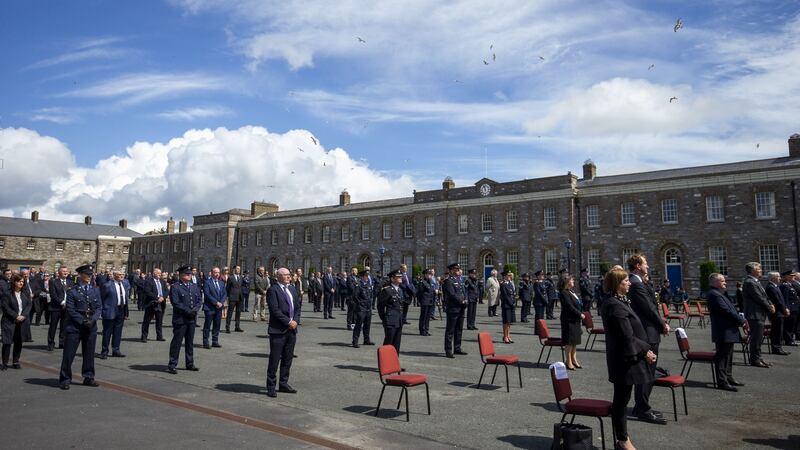 Garda HQ, Phoenix Park, Dublin, where the State funeral for Det Garda Colm Horkan was marked. File photograph: Tom Honan/The Irish Times.