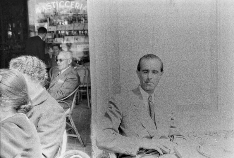 The photos document the couple’s travels in a BMW convertible around Lake Como. Photograph courtesy of William Fagan