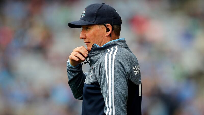 Jim Gavin: To be able to develop a whole new way of playing five years into the manager’s reign  shows what a mature bunch Dublin are. Photograph: Ryan Byrne/Inpho