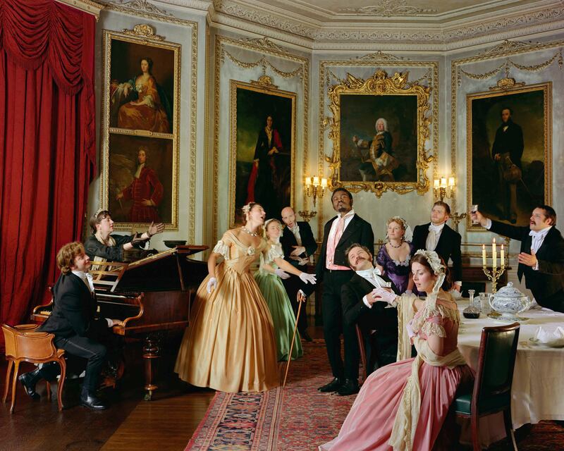 A Matter of Time: Yinka Shonibare's Diary of a Victorian Dandy: 19.00 Hours. Courtesy of Stephen Friedman Gallery, London