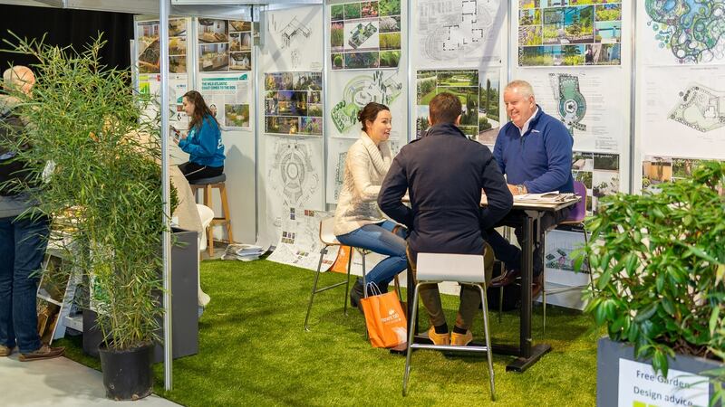 Garden design advice at the Ideal Home Show.