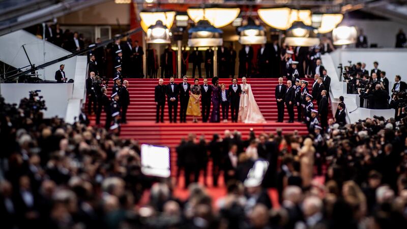 Cannes do spirit: the main competition jury at the opening ceremony of the French film festival, which is also a marketplace for film-makers from all over the world, including Ireland. Photograph: John Phillips/Getty