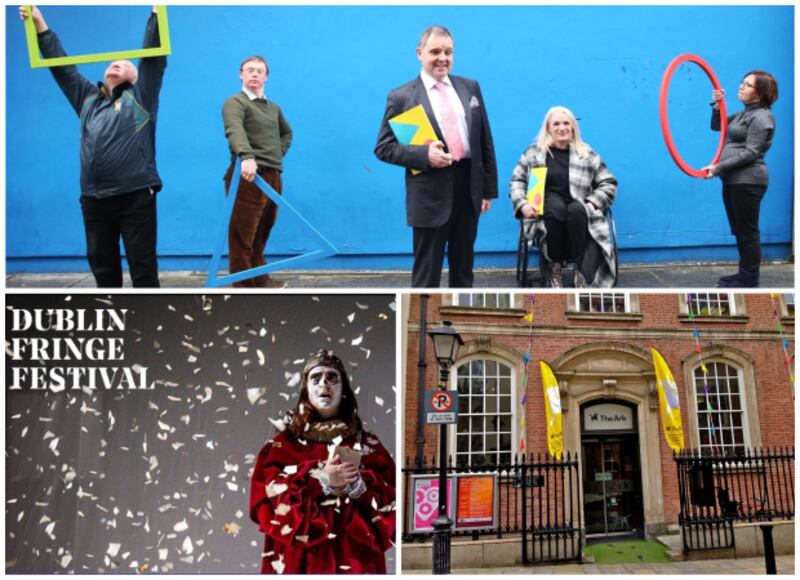 Judges' special award nominees (clockwise from top) Arts and Disability Ireland, The Ark: A Cultural Centre for Children, Dublin Fringe Festival