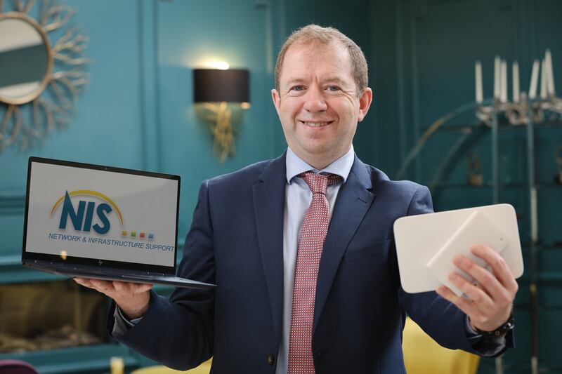 Gerry Buckley of Network and Infrastructure Support, representing LEO Offaly. Photograph: Martina Regan