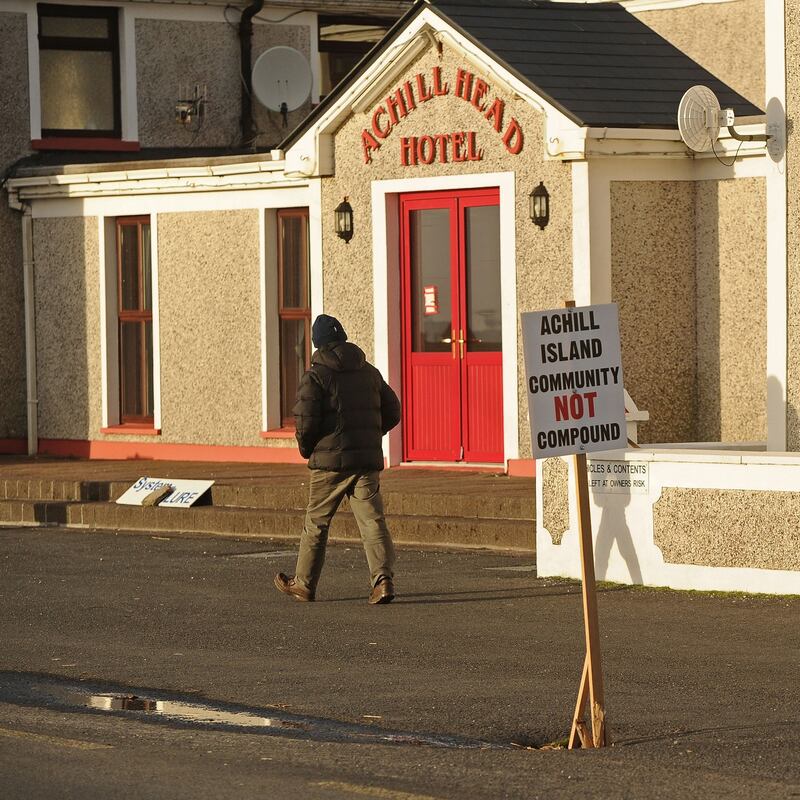 Achill Head Hotel. Photograph: Conor McKeown