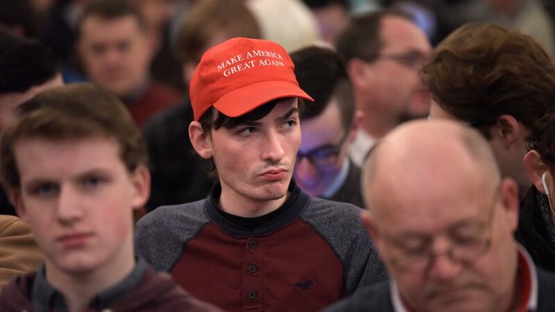 Luke O’Connor, who is studying media and politics in DCU, says he feels ‘imprisoned’ by liberals in college. Photograph: Bryan Meade