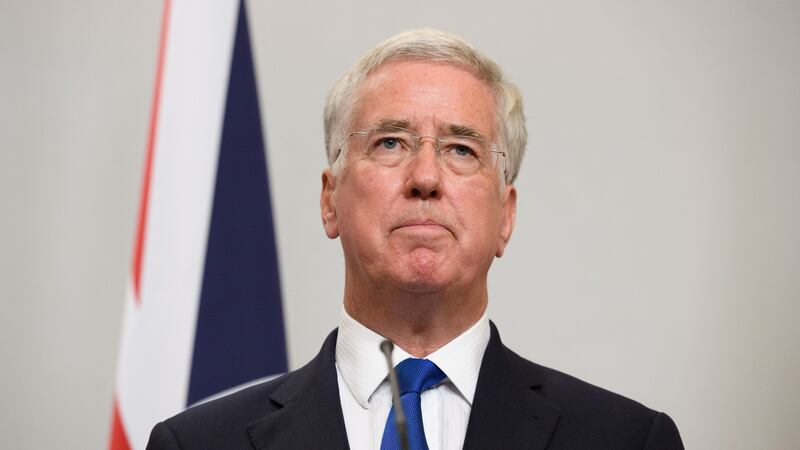 Michael Fallon: said it was “completely untrue” that he made lewd remarks but he did not deny that Andrea Leadsom had made the allegations to the prime minister. Photograph: Leon Neal/PA Wire