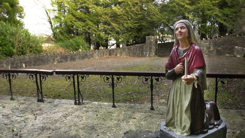 The grotto where 15-year-old schoolgirl Ann Lovett gave birth to a stillborn boy in Granard, Co Longford, on January 31st, 1984. Photograph: Brenda Fitzsimons