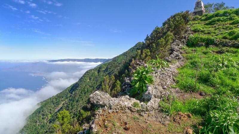 Take a walking tour and experience  the memorial stone Monumento al General Serrador in El Hierro, Canary Islands.